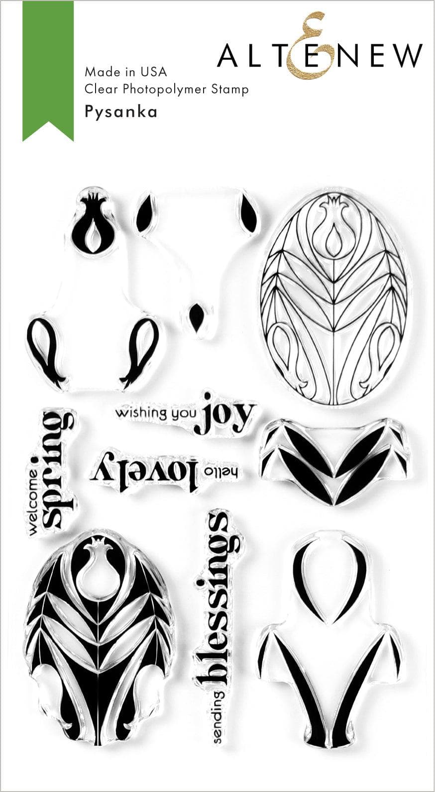 Altenew Stamp & Die Bundle Pysanka Stamp & Die Bundle