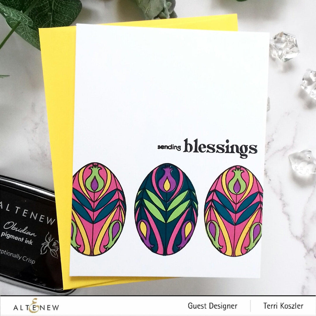Altenew Stamp & Die Bundle Pysanka Stamp & Die Bundle