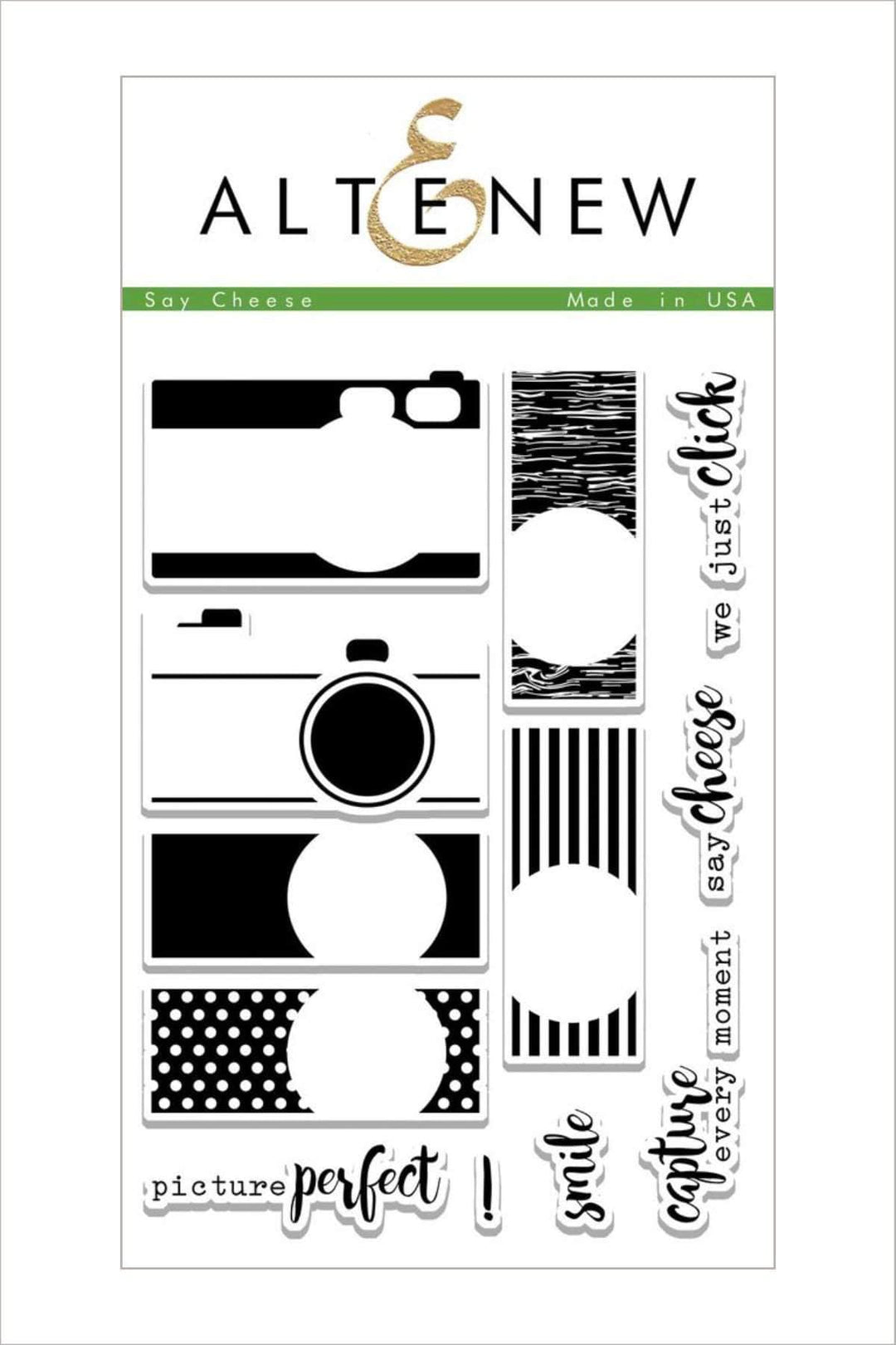 Retired - Say Cheese Stamp & Die Bundle - Altenew