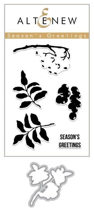Altenew Stamp & Die Bundle Z - Season's Greetings Stamp & Die Bundle