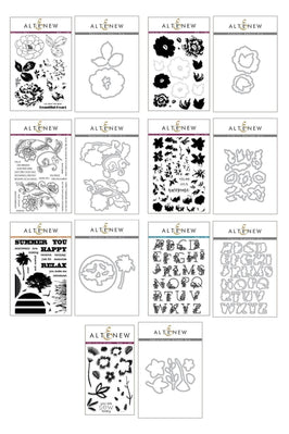 Altenew Stamp & Die Bundle Sew in Love Coordinating Stamp & Die Bundle
