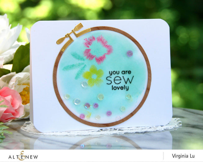 Altenew Stamp & Die Bundle Sew in Love Coordinating Stamp & Die Bundle