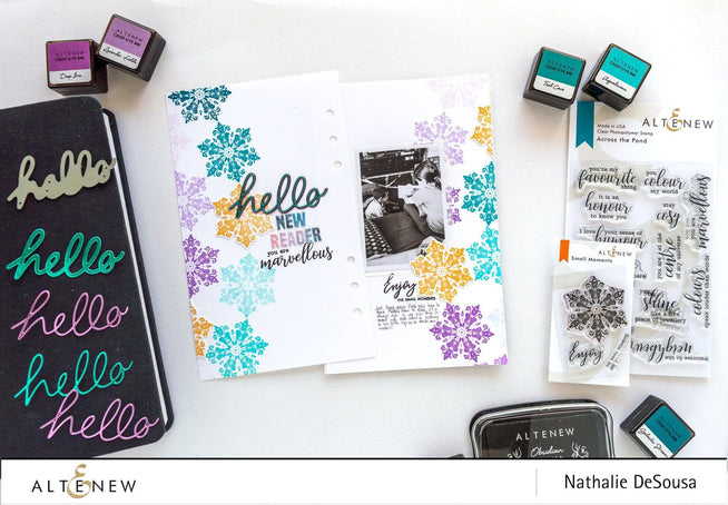 Altenew Stamp & Die Bundle Small Moments Stamp & Die Bundle