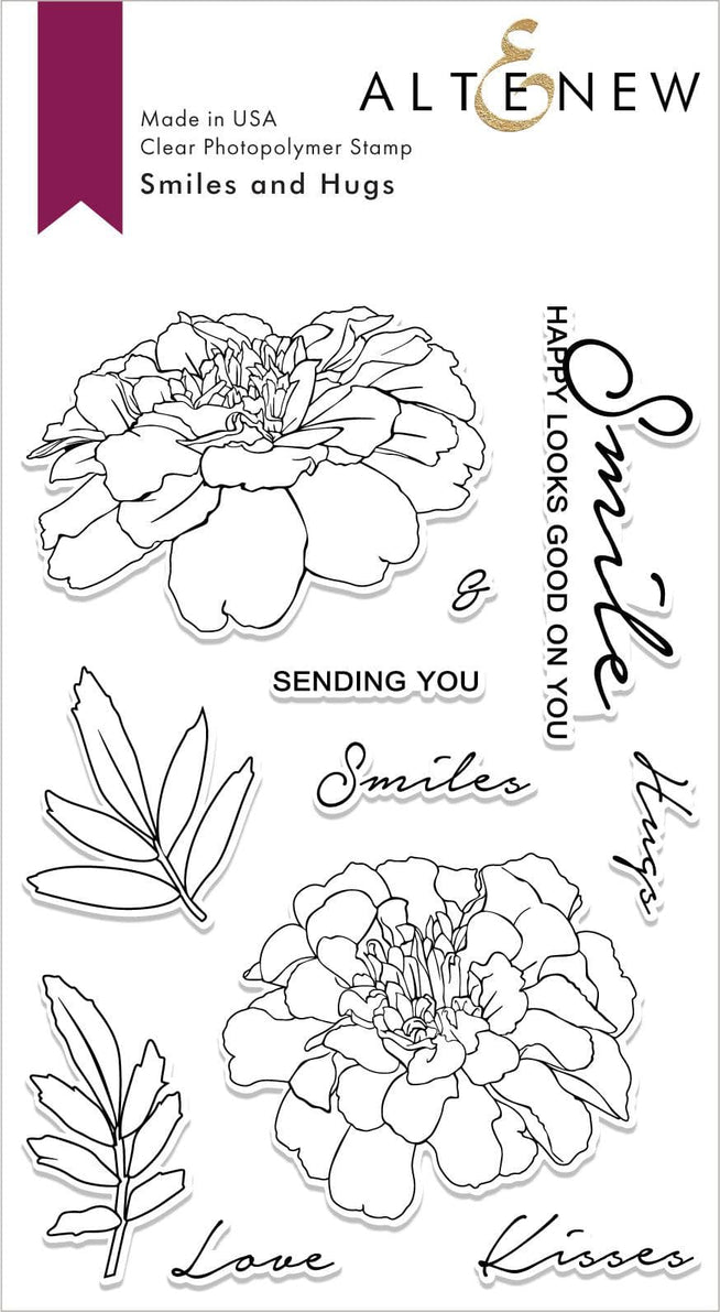 Altenew Stamp & Die Bundle Smiles and Hugs Stamp & Die Bundle