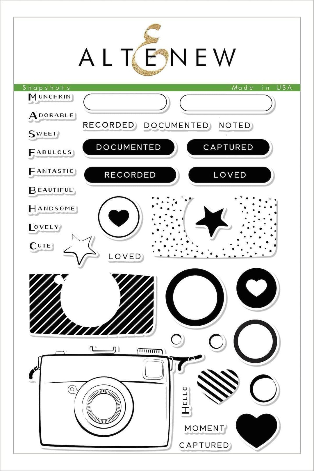 Altenew Stamp & Die Bundle Snapshots Stamp & Die Bundle