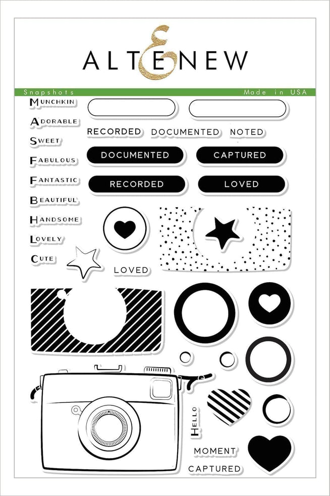 Altenew Stamp & Die Bundle Snapshots Stamp & Die Bundle