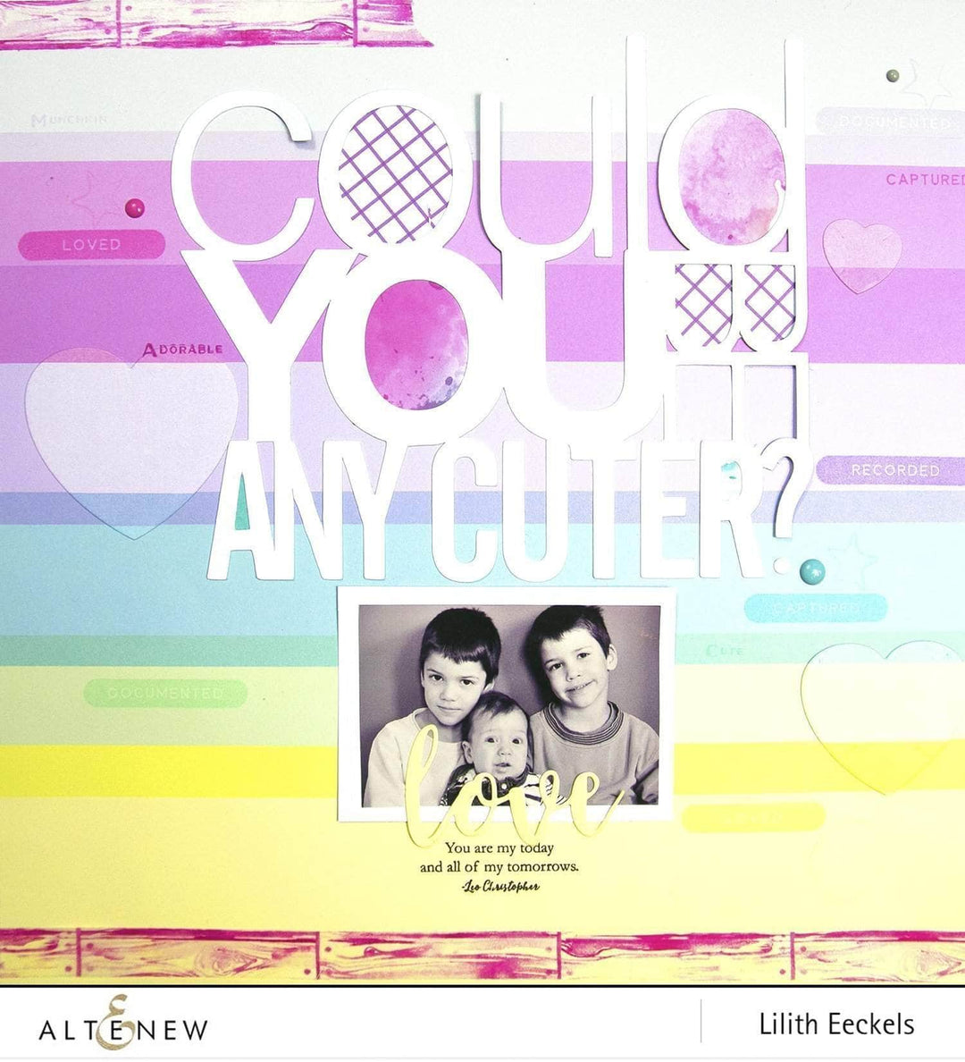 Altenew Stamp & Die Bundle Snapshots Stamp & Die Bundle