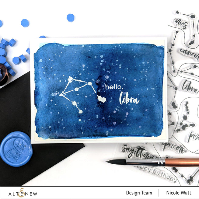 Altenew Stamp & Die Bundle Splatter Constellations Stamp & Die Bundle