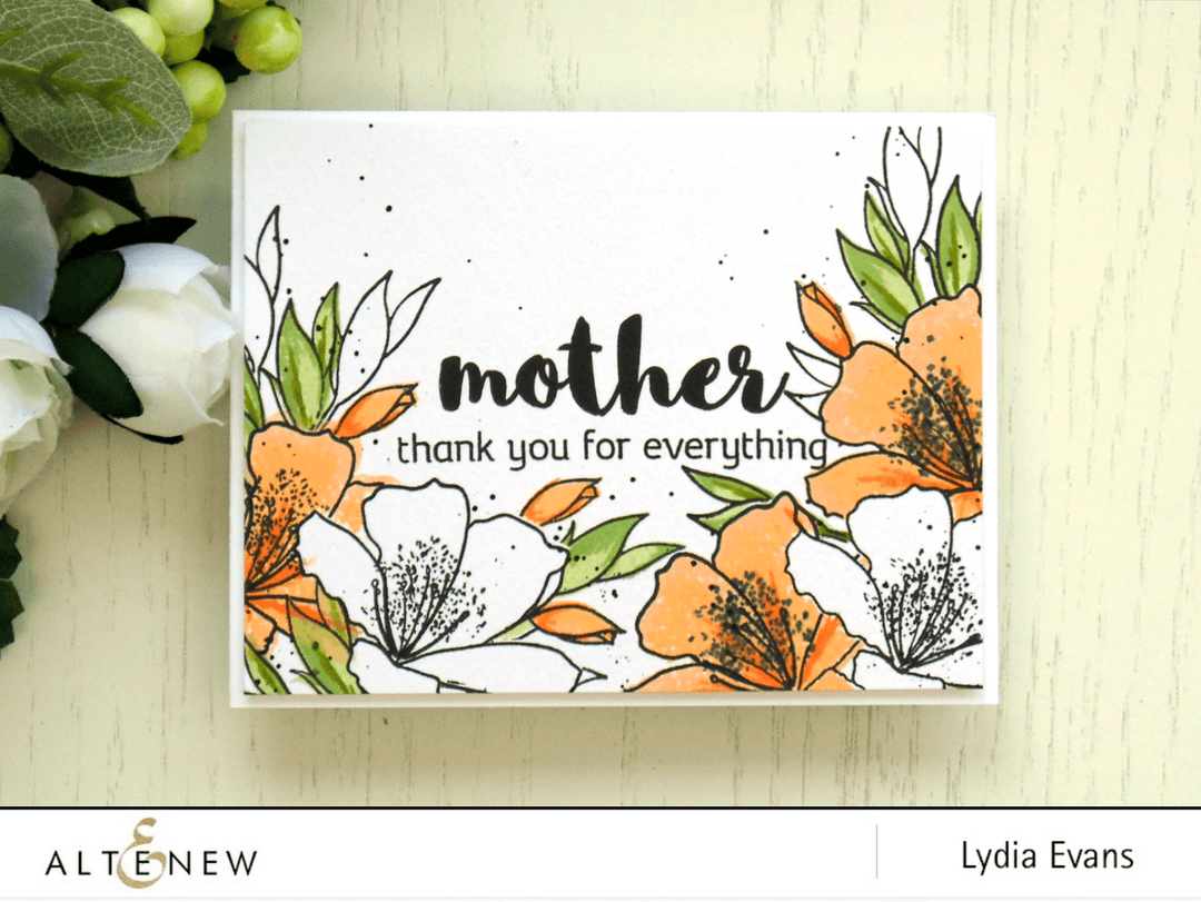 Altenew Stamp & Die Bundle Springtime Azalea Stamp & Die Bundle