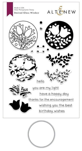 Altenew Stamp & Die Bundle Stained Glass Window Stamp & Die Bundle