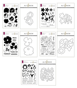 Altenew Stamp & Die Bundle Stamped & Sketched Coordinating Stamp & Die Bundle