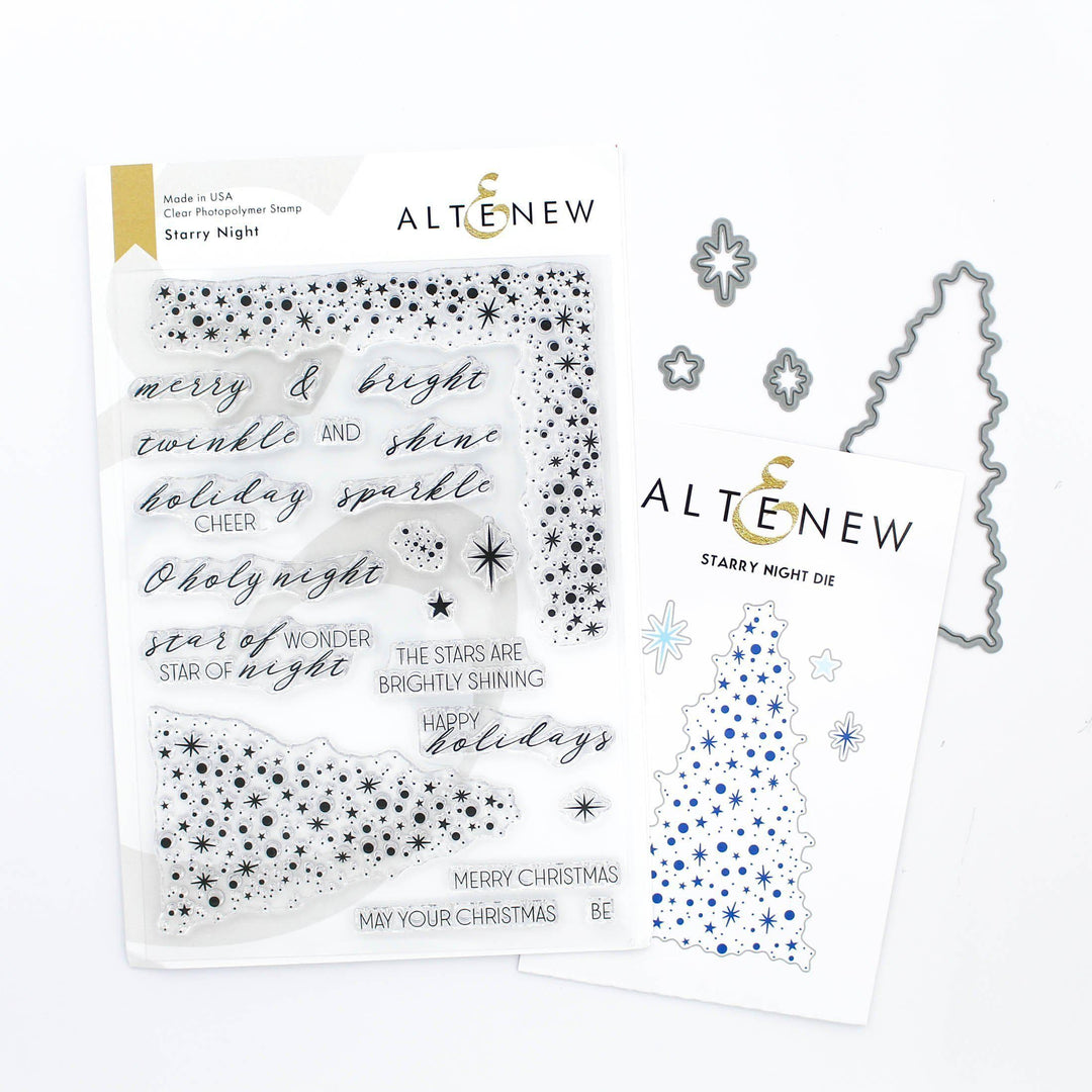 Altenew Stamp & Die Bundle Starry Night Stamp & Die Bundle
