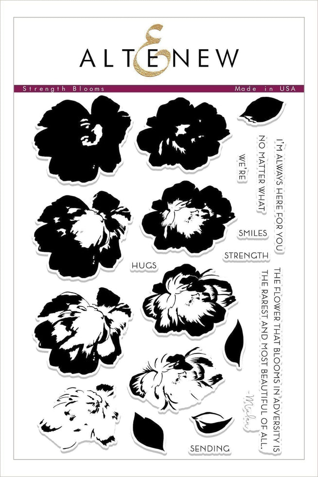 Altenew Stamp & Die Bundle Strength Blooms Stamp & Die Bundle