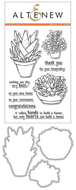Altenew Stamp & Die Bundle Succulents Stamp & Die Bundle