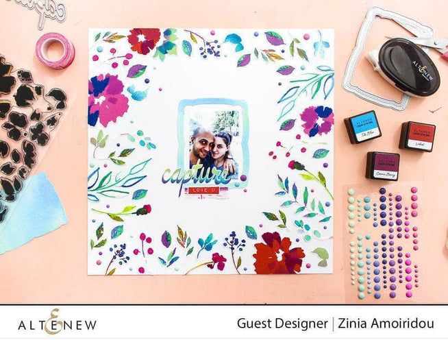 Altenew Stamp & Die Bundle Super Script Scrapbook Stamp & Die Bundle