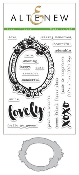 Altenew Stamp & Die Bundle Z - Sweet Friend Stamp & Die Bundle
