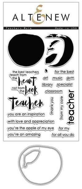 Altenew Stamp & Die Bundle Z - Teachers Rule Stamp & Die Bundle