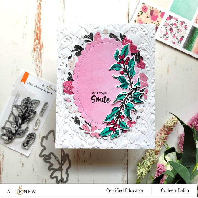Altenew Stamp & Die Bundle Thanks and Blessings Mini Stamp & Die Bundle