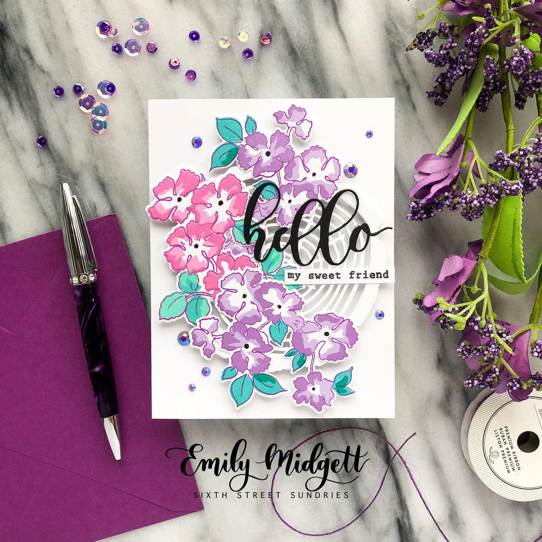 Altenew Stamp & Die Bundle The Beauty of Nature Coordinating Stamp & Die Bundle