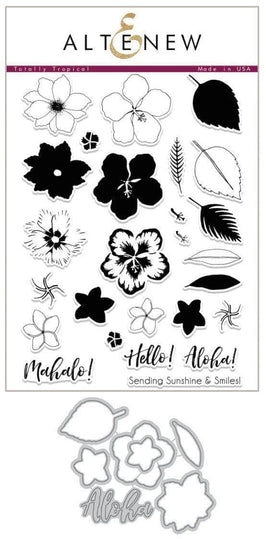 Altenew Stamp & Die Bundle Totally Tropical Stamp & Die Bundle
