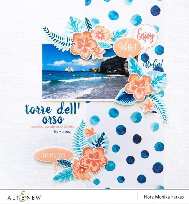 Altenew Stamp & Die Bundle Totally Tropical Stamp & Die Bundle