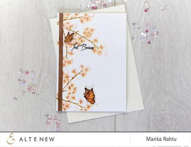 Altenew Stamp & Die Bundle Under the Cherry Blossom Tree Stamp & Die Bundle