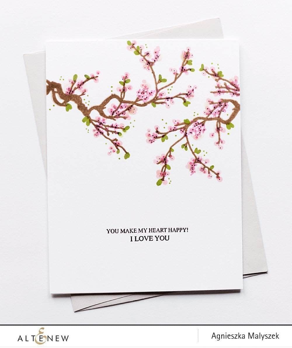 Altenew Stamp & Die Bundle Under the Cherry Blossom Tree Stamp & Die Bundle