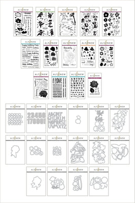 Altenew Stamp & Die Bundle Z - Unique and Lovely Stamp & Die Bundle