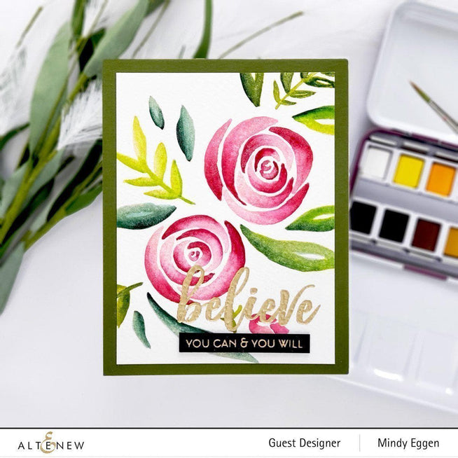 Altenew Stamp & Die Bundle Watercolor Roses Stamp & Die Bundle