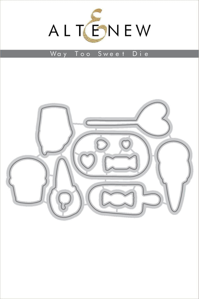 Altenew Stamp & Die Bundle Way Too Sweet Stamp & Die Bundle