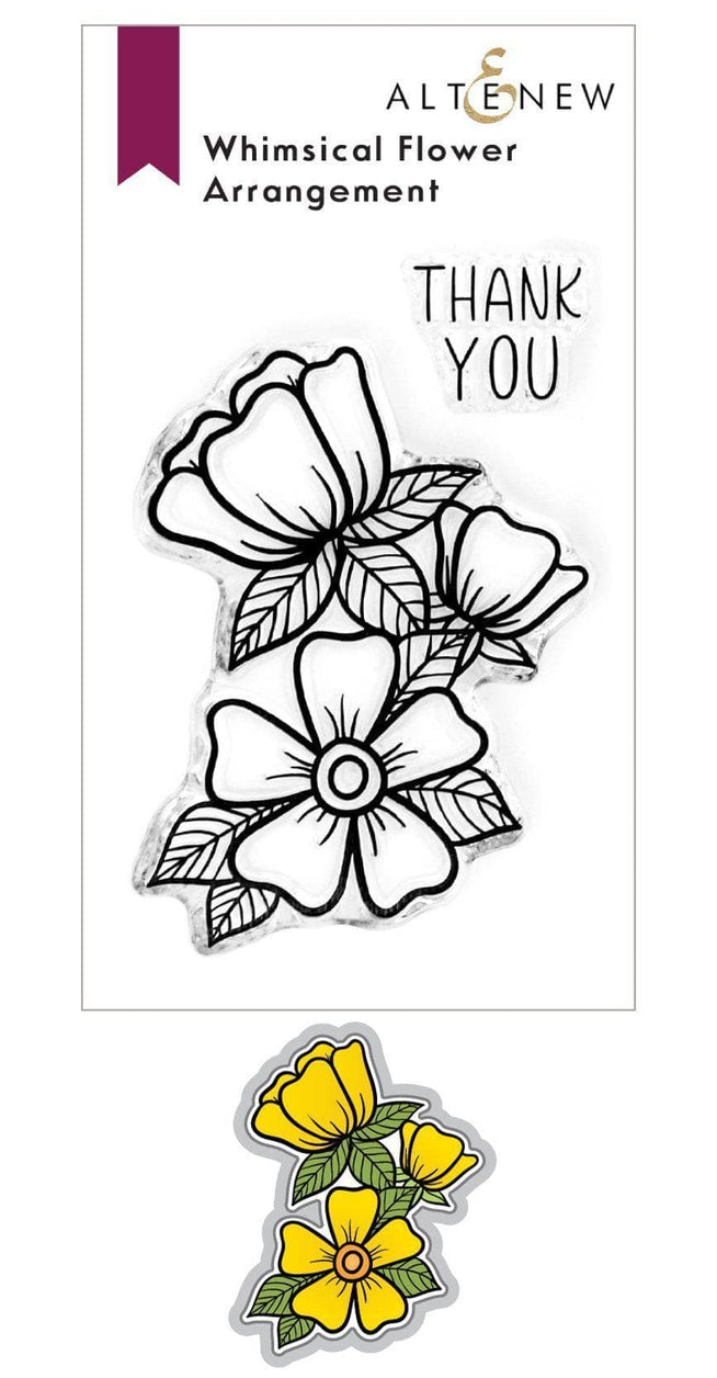 Altenew Stamp & Die Bundle Whimsical Flower Arrangement Stamp & Die Bundle