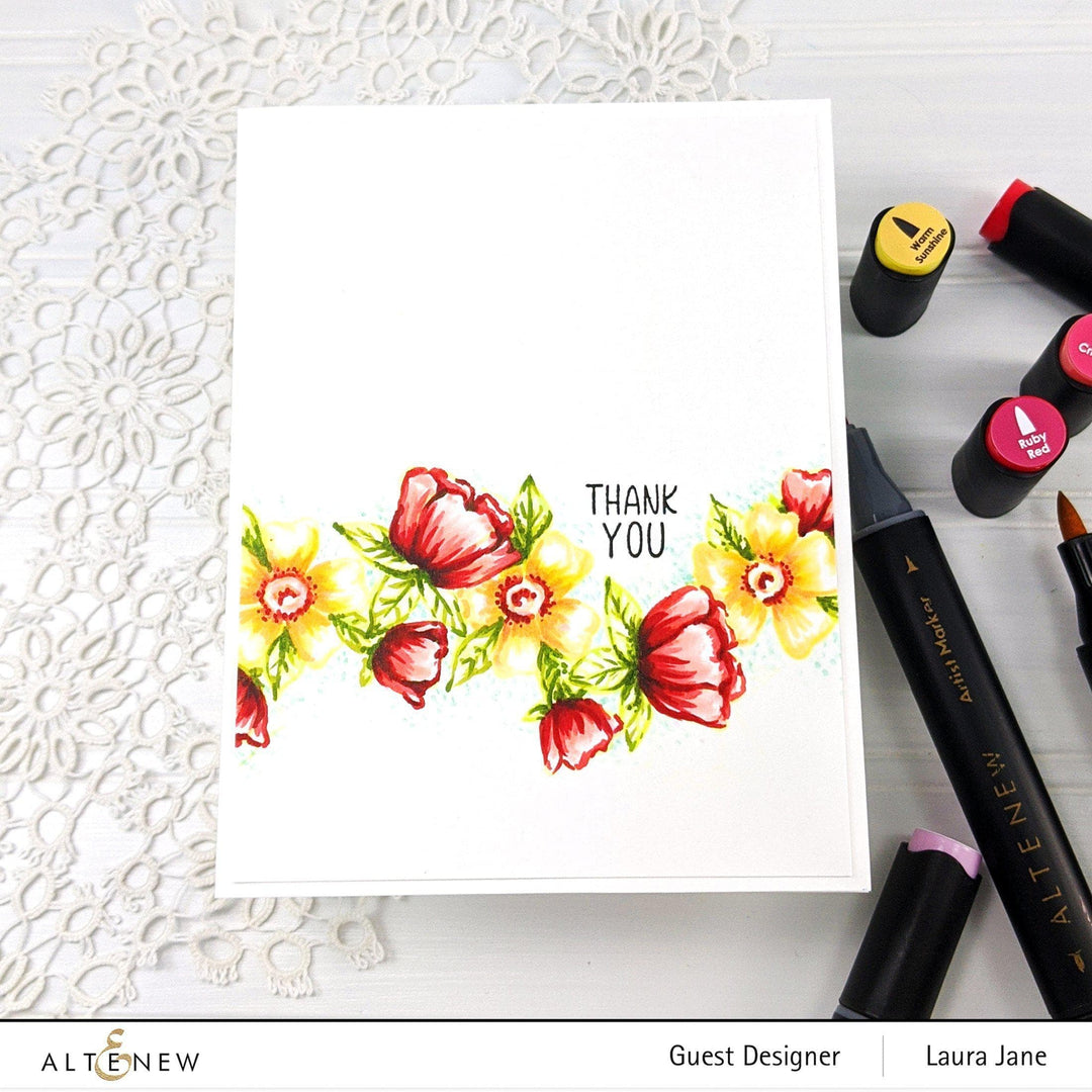 Altenew Stamp & Die Bundle Whimsical Flower Arrangement Stamp & Die Bundle