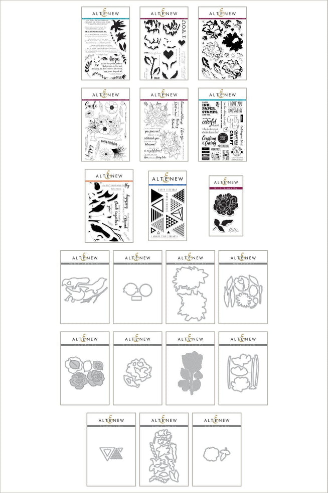 Altenew Stamp & Die Bundle Wild and Free Stamp & Die Bundle