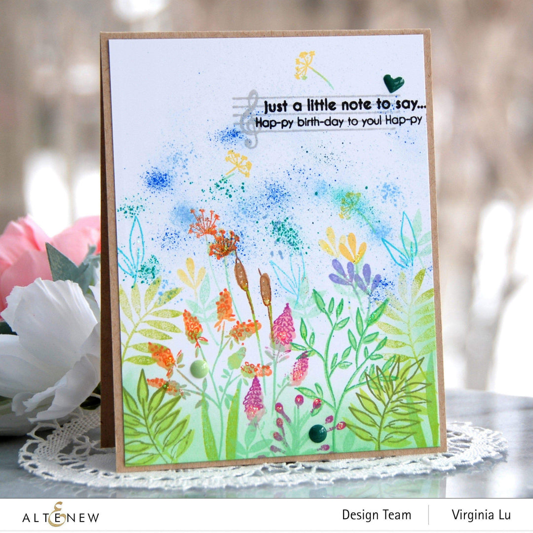 Altenew Stamp & Die Bundle Wildflower Doodles Stamp & Die Bundle
