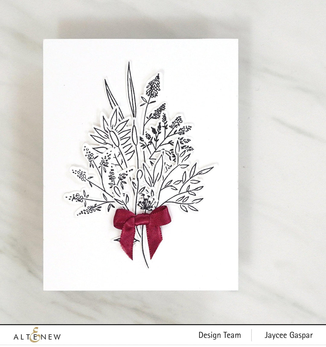 Altenew Stamp & Die Bundle Wildflower Doodles Stamp & Die Bundle