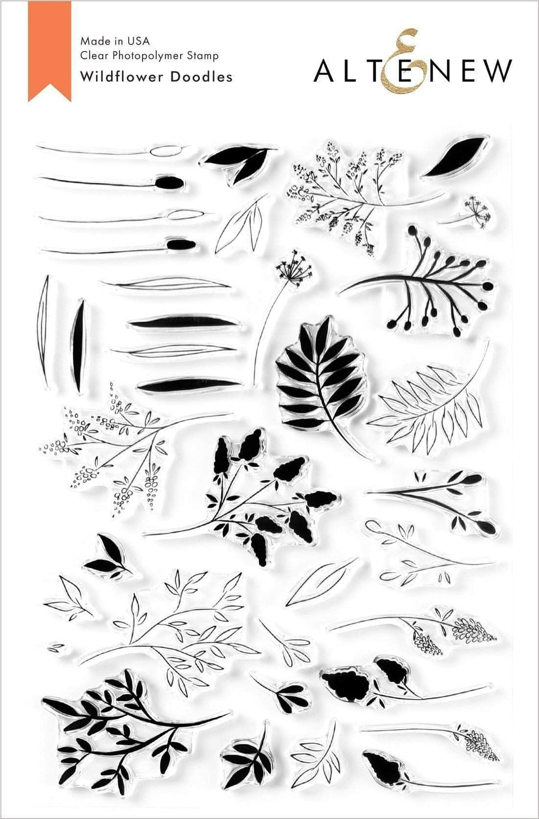 Altenew Stamp & Die Bundle Wildflower Doodles