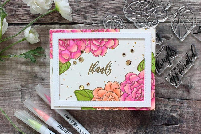 Altenew Stamp & Die Bundle Wispy Begonia Stamp & Die Bundle