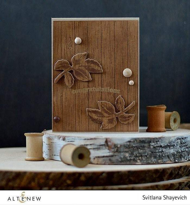 Altenew Stamp & Die Bundle Wood Pallet Stamp & Die Bundle
