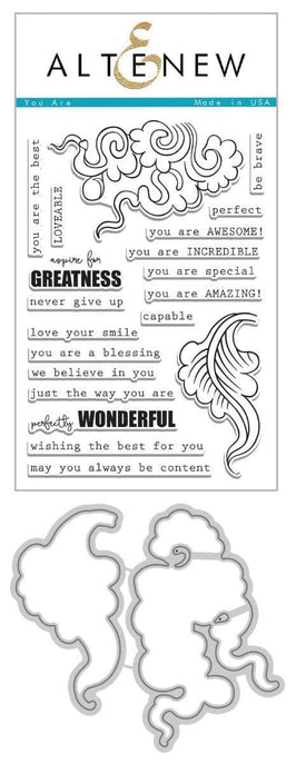 Altenew Stamp & Die Bundle You Are Stamp & Die Bundle