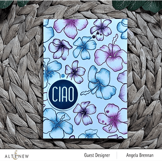 Altenew Stamp & Die & Hot Foil Plate Bundle Linear Life: Tropical Garden Stamp & Die & Hot Foil Plate Bundle