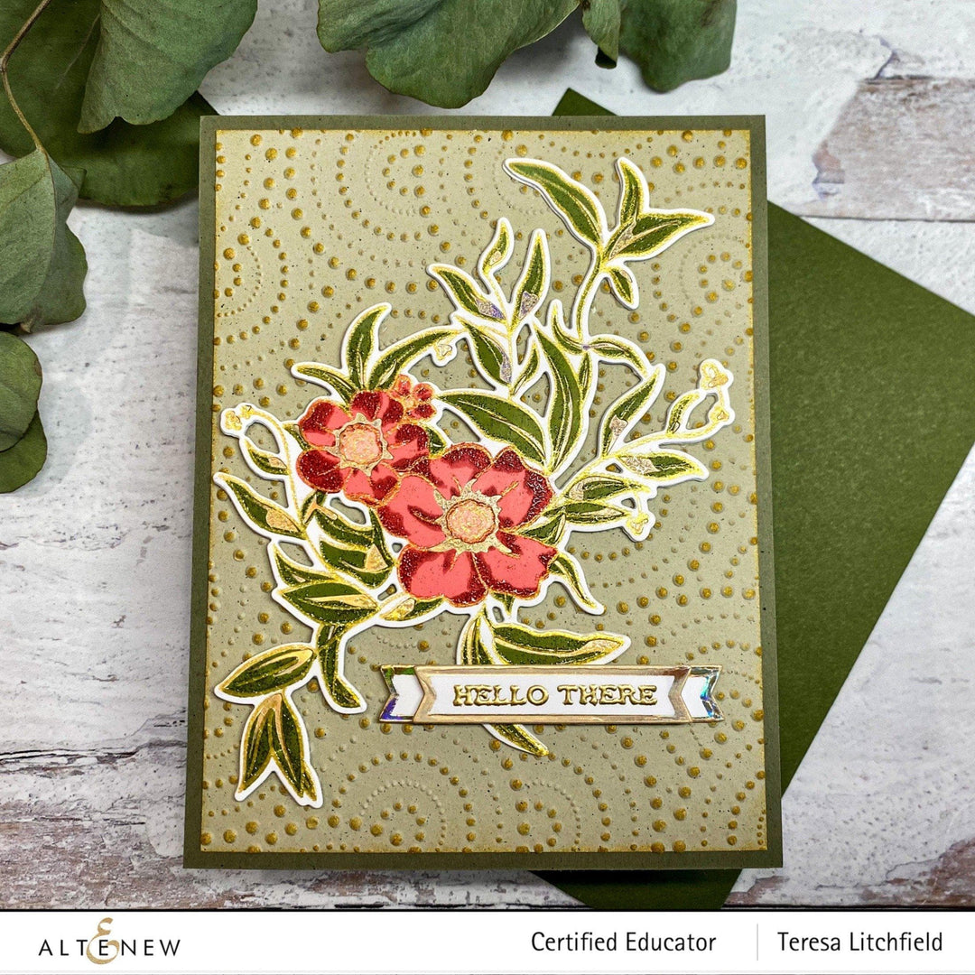 Altenew Stamp & Die & Hot Foil Plate Bundle Sparkle Bright Stamp & Die & Hot Foil Plate Bundle
