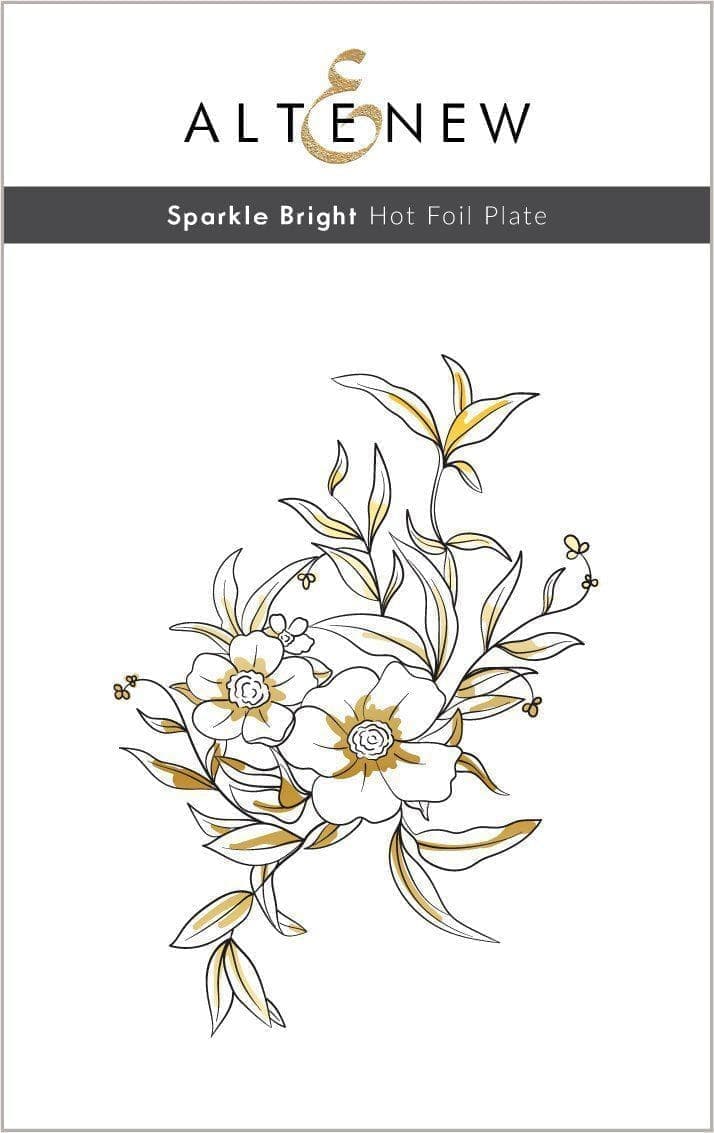 Altenew Stamp & Die & Hot Foil Plate Bundle Sparkle Bright Stamp & Die & Hot Foil Plate Bundle