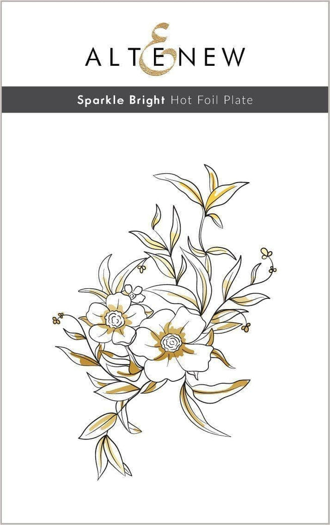 Altenew Stamp & Die & Hot Foil Plate Bundle Sparkle Bright Stamp & Die & Hot Foil Plate Bundle