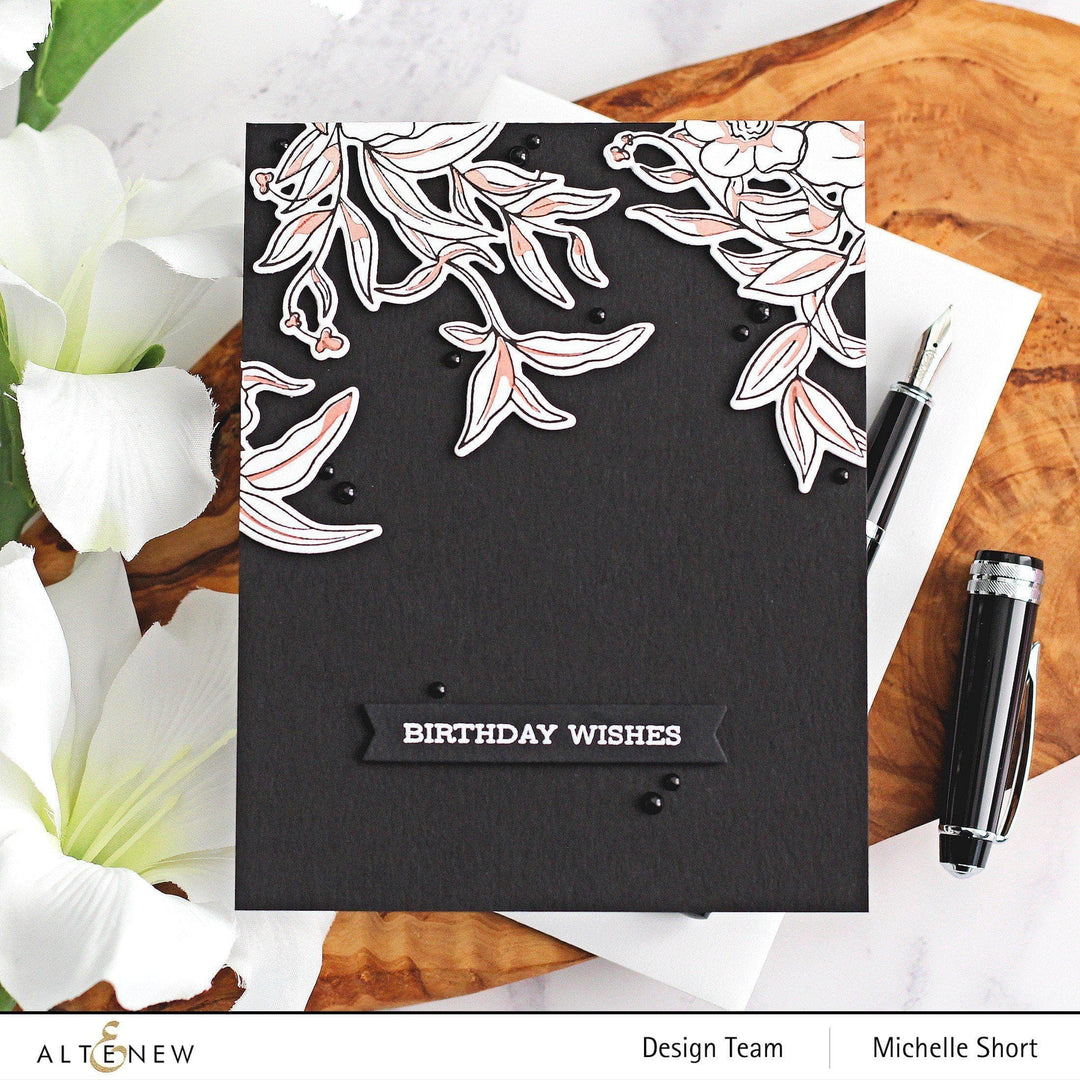 Altenew Stamp & Die & Hot Foil Plate Bundle Sparkle Bright Stamp & Die & Hot Foil Plate Bundle