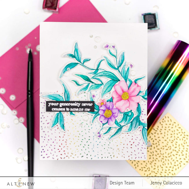 Altenew Stamp & Die & Hot Foil Plate Bundle Sparkle Bright Stamp & Die & Hot Foil Plate Bundle