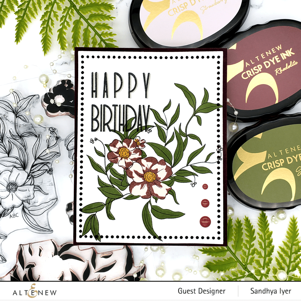 Altenew Stamp & Die & Hot Foil Plate Bundle Sparkle Bright Stamp & Die & Hot Foil Plate Bundle