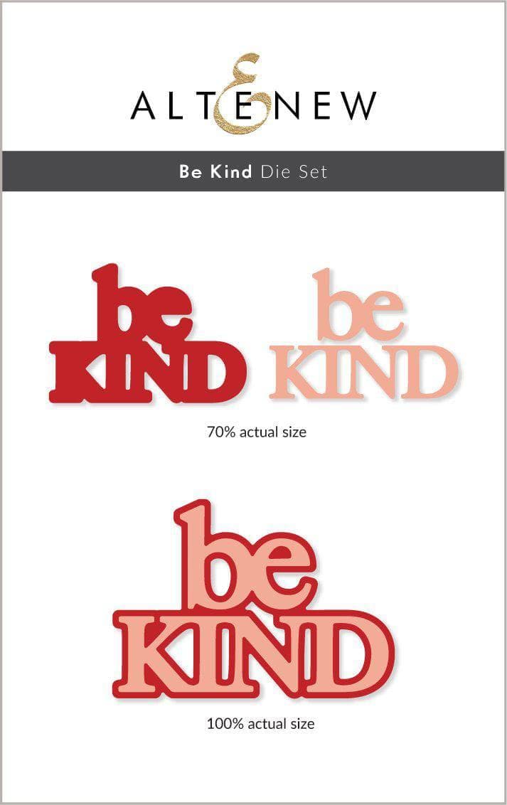Altenew Stamp & Die & Stencil Bundle Always Be Kind Stamp & Die & Stencil Bundle
