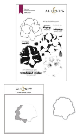 Altenew Stamp & Die & Stencil Bundle Amaryllis Stamp & Die & Mask Stencil Bundle