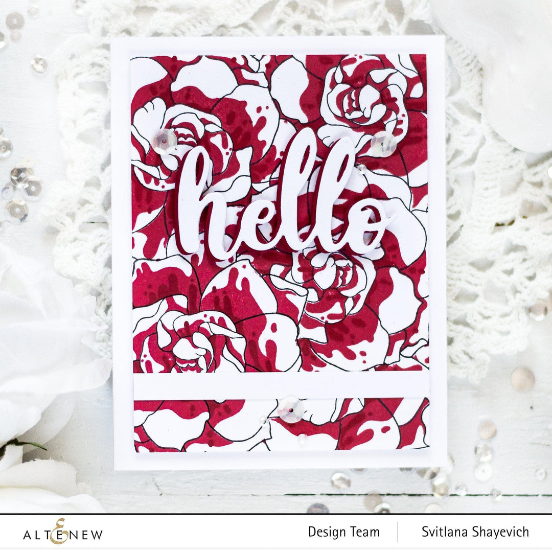 Altenew Stamp & Die & Stencil Bundle Amazing Things Stamp & Die & Mask Stencil Bundle