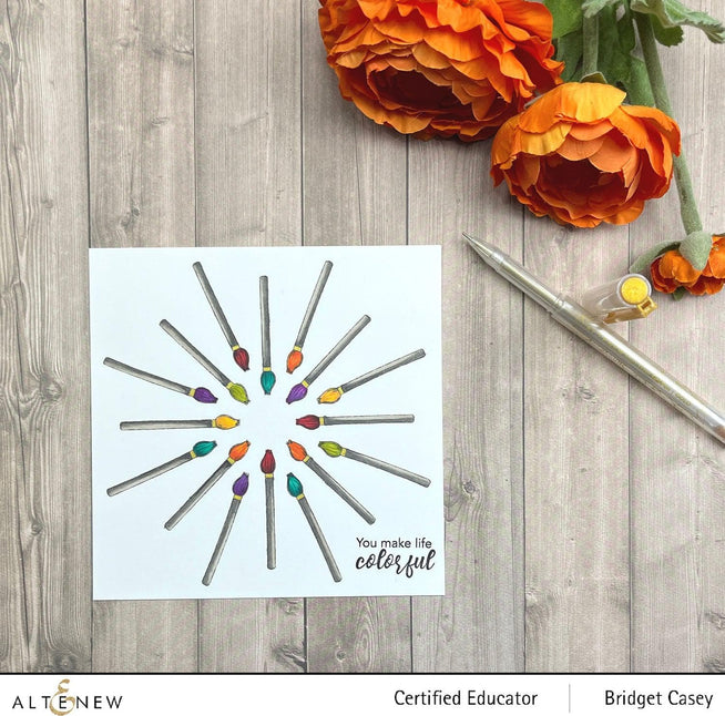 Altenew Stamp & Die & Stencil Bundle An Artist's Collection Stamp & Die & Stencil Bundle